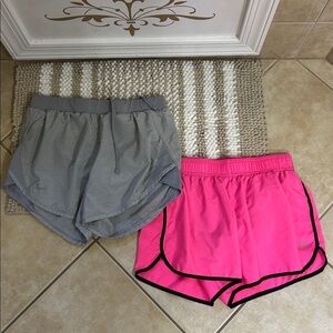 Victoria's Secret Pink and under Armour Athletic Shorts